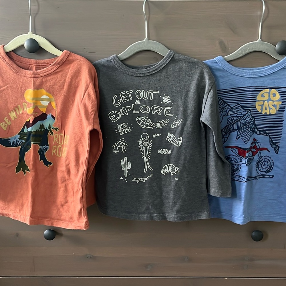 toddler boy long sleeve shirts 3t